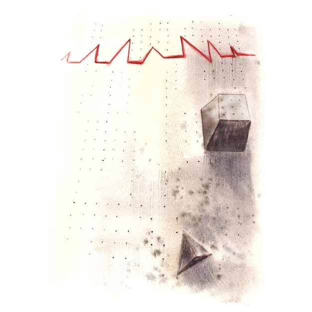 Wykresy rozwoju lidera w stylu retro